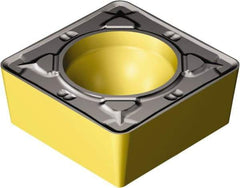 Sandvik Coromant - SCMT32.53 PR Grade 4335 Carbide Turning Insert - TiCN/AI2O3/TiN Finish, 90° Square, 3/8" Inscr Circle, 5/32" Thick, 3/64" Corner Radius - Americas Industrial Supply
