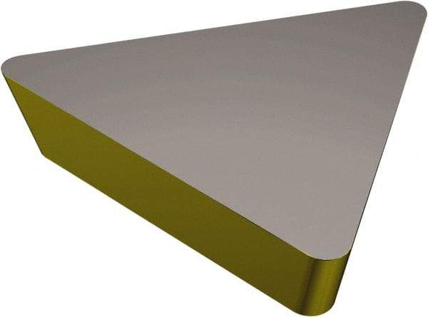 Sandvik Coromant - TPU323 PUN Grade 3225 Carbide Turning Insert - TiCN/Al2O3 Finish, 60° Triangle, 3/8" Inscr Circle, 1/8" Thick, 3/64" Corner Radius - Americas Industrial Supply