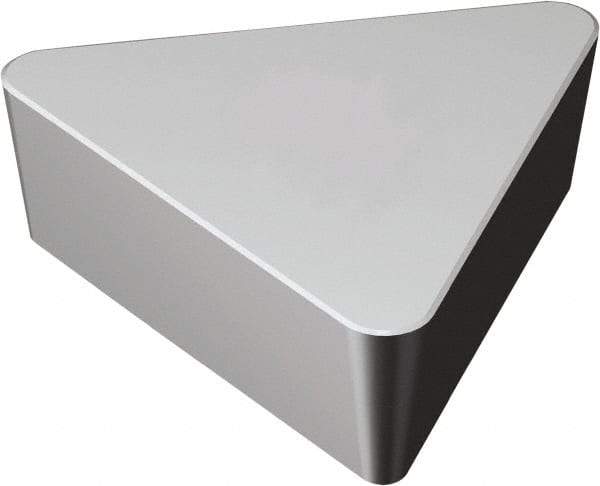 Sandvik Coromant - TPGN432 Grade H13A Carbide Turning Insert - Uncoated, 60° Triangle, 1/2" Inscr Circle, 3/16" Thick, 1/32" Corner Radius - Americas Industrial Supply