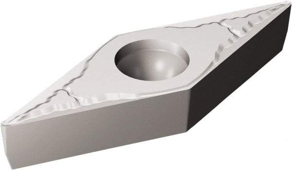 Sandvik Coromant - VBMT332 PM Grade 5015 Carbide Turning Insert - Uncoated, 35° Diamond, 3/8" Inscr Circle, 3/16" Thick, 1/32" Corner Radius - Americas Industrial Supply