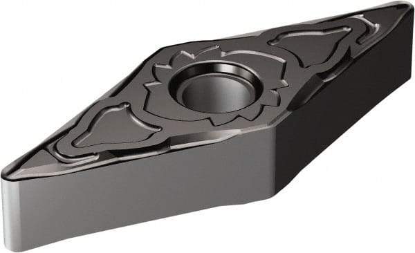 Sandvik Coromant - VNMG332 SF Grade 1105 Carbide Turning Insert - TiAlN Finish, 35° Diamond, 3/8" Inscr Circle, 3/16" Thick, 1/32" Corner Radius - Americas Industrial Supply