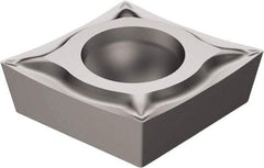 Sandvik Coromant - CCGT32.503 UM Grade 5015 Carbide Turning Insert - Uncoated, 80° Diamond, 3/8" Inscr Circle, 5/32" Thick, 0.1mm Corner Radius - Americas Industrial Supply