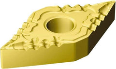 Sandvik Coromant - DNMG432 PF Grade 1525 Carbide Turning Insert - TiCN/TiN Finish, 55° Diamond, 1/2" Inscr Circle, 3/16" Thick, 1/32" Corner Radius - Americas Industrial Supply