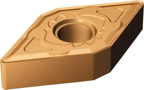 Sandvik Coromant - DNMG432 SM Grade 1115 Carbide Turning Insert - TiAlN/AlCr2O3 Finish, 55° Diamond, 1/2" Inscr Circle, 3/16" Thick, 1/32" Corner Radius - Americas Industrial Supply