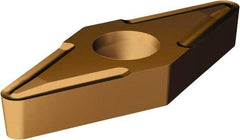 Sandvik Coromant - VBMT21.50 UF Grade 1125 Carbide Turning Insert - TiAlN/AlCr2O3 Finish, 35° Diamond, 1/4" Inscr Circle, 3/32" Thick, 0.2mm Corner Radius - Americas Industrial Supply