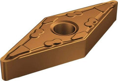 Sandvik Coromant - VNMG331 MF Grade 1115 Carbide Turning Insert - TiAlN/AlCr2O3 Finish, 35° Diamond, 3/8" Inscr Circle, 3/16" Thick, 1/64" Corner Radius - Americas Industrial Supply