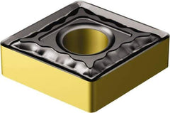 Sandvik Coromant - CNMG433 QM Grade 4335 Carbide Turning Insert - TiCN/AI2O3/TiN Finish, 80° Diamond, 1/2" Inscr Circle, 3/16" Thick, 3/64" Corner Radius - Americas Industrial Supply