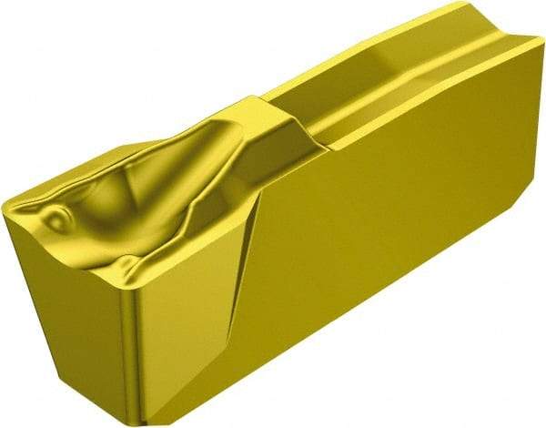 Sandvik Coromant - 60050N151.3 7G Grade 2135, 6mm Cutting Width Carbide Grooving Insert - Neutral, 0.4mm Corner Radius, TiCN/Al2O3/TiN Finish - Americas Industrial Supply