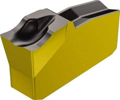 Sandvik Coromant - L151.230 5E 4225 Grade, 0.1181" Cutting Width, Carbide Cutoff Insert - 5° Left Hand Lead Angle, 0.0079" Cnr Rad, TiCN/Al2O3/TiN Coated - Americas Industrial Supply