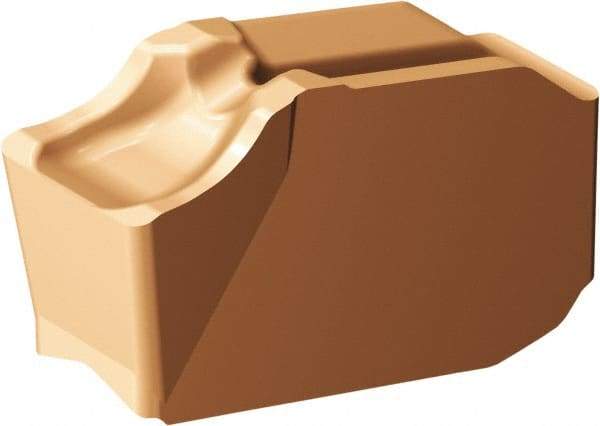 Sandvik Coromant - QDJ CR 1125 Grade, 0.1969" Cutting Width, Carbide Cutoff Insert - 0.0156" Cnr Rad, TiAlN Coated - Americas Industrial Supply
