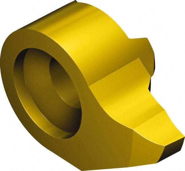 Sandvik Coromant - 07MB Grade 1025, 1mm Cutting Width Carbide Grooving Insert - 0.7mm Max Depth of Cut, Left Hand, TiAlN/TiN Finish - Americas Industrial Supply