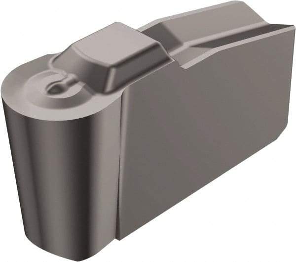 Sandvik Coromant - 40N151.2 4P Grade H13A, 5mm Cutting Width Carbide Grooving Insert - Neutral, Uncoated - Americas Industrial Supply