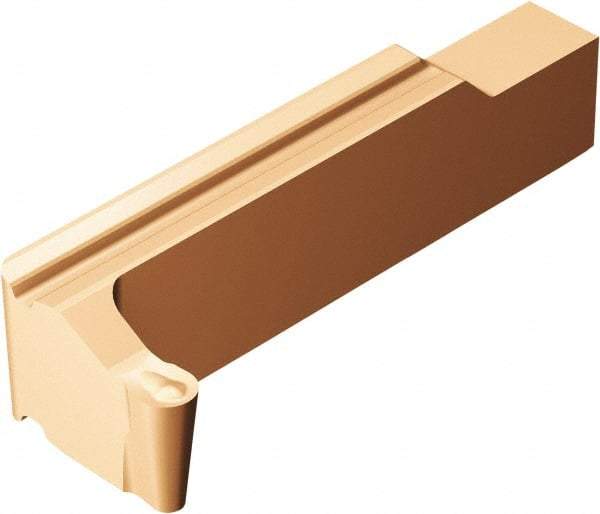 Sandvik Coromant - 0300R123 Grade 1115, 3mm Cutting Width Carbide Grooving Insert - 5mm Max Depth of Cut, Right Hand, 1.5mm Corner Radius, TiAlN/AlCr2O3 Finish - Americas Industrial Supply