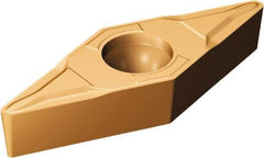 Sandvik Coromant - VBMT332 MF Grade 1125 Carbide Turning Insert - TiAlN/AlCr2O3 Finish, 35° Diamond, 3/8" Inscr Circle, 3/16" Thick, 1/32" Corner Radius - Americas Industrial Supply