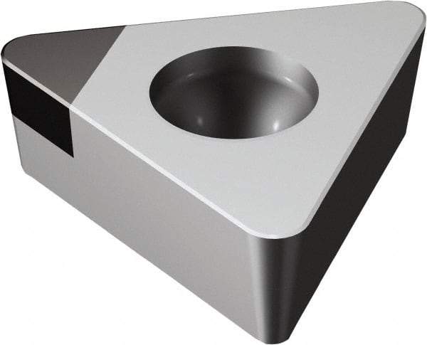 Sandvik Coromant - TCMW222 FP Grade CD10 Carbide Turning Insert - Uncoated, 60° Triangle, 1/4" Inscr Circle, 1/8" Thick, 1/32" Corner Radius - Americas Industrial Supply