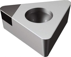 Sandvik Coromant - TCMW32.51 FP Grade CD10 Carbide Turning Insert - Uncoated, 60° Triangle, 3/8" Inscr Circle, 5/32" Thick, 1/64" Corner Radius - Americas Industrial Supply