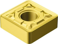 Sandvik Coromant - SNMG646 MR Grade 2035 Carbide Turning Insert - TiAlN/TiN Finish, 90° Square, 3/4" Inscr Circle, 1/4" Thick, 3/32" Corner Radius - Americas Industrial Supply