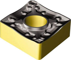 Sandvik Coromant - CNMM646 PR Grade 4335 Carbide Turning Insert - TiCN/AI2O3/TiN Finish, 80° Diamond, 3/4" Inscr Circle, 1/4" Thick, 3/32" Corner Radius - Americas Industrial Supply