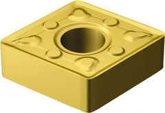 Sandvik Coromant - CNMG432 WM Grade 1525 Carbide Turning Insert - TiCN/TiN Finish, 80° Diamond, 1/2" Inscr Circle, 3/16" Thick, 1/32" Corner Radius - Americas Industrial Supply