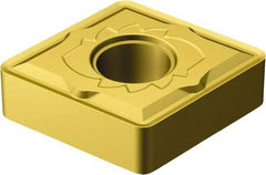 Sandvik Coromant - CNMG644 SM Grade S05F Carbide Turning Insert - TiCN/AI2O3/TiN Finish, 80° Diamond, 3/4" Inscr Circle, 1/4" Thick, 1/16" Corner Radius - Americas Industrial Supply