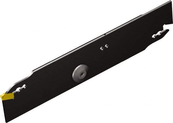 Sandvik Coromant - 33mm Max Depth of Cut, Right Hand Cut, Indexable Grooving Blade - F Seat Size, QD-N/R/L2..C..A Insert Style, Series Corocut QD - Americas Industrial Supply