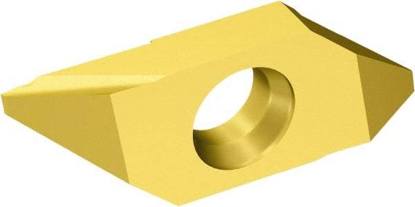Sandvik Coromant - MABR3005 Grade 1025 Carbide Turning Insert - TiAlN/TiN Finish, Irregular, 1/8" Inscr Circle, 1/8" Thick, 0.05mm Corner Radius - Americas Industrial Supply