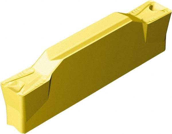 Sandvik Coromant - LN123 TM Grade 2135, 8mm Cutting Width Carbide Grooving Insert - 27.6mm Max Depth of Cut, Neutral, 1.2mm Corner Radius, TiCN/Al2O3/TiN Finish - Americas Industrial Supply