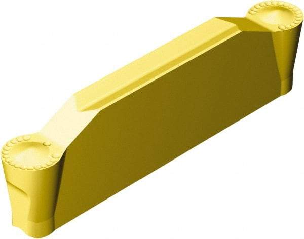 Sandvik Coromant - 0300N123 Grade 2135, 3mm Cutting Width Carbide Grooving Insert - 18.6mm Max Depth of Cut, Neutral, 1.5mm Corner Radius, TiCN/Al2O3/TiN Finish - Americas Industrial Supply