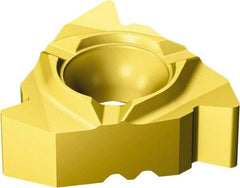 Sandvik Coromant - 266 Internal Right Hand 8-16 60° V Laydown Threading Insert - Grade 7015, TiN Coated Carbide, 9.525mm Inscribed Circle - Americas Industrial Supply