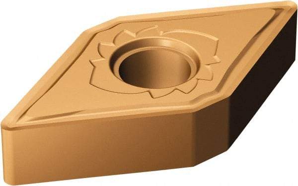 Sandvik Coromant - DNMG432 SMR Grade 1115 Carbide Turning Insert - TiAlN/AlCr2O3 Finish, 55° Diamond, 1/2" Inscr Circle, 3/16" Thick, 1/32" Corner Radius - Americas Industrial Supply