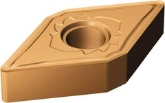 Sandvik Coromant - DNMG432 SMR Grade 1115 Carbide Turning Insert - TiAlN/AlCr2O3 Finish, 55° Diamond, 1/2" Inscr Circle, 3/16" Thick, 1/32" Corner Radius - Americas Industrial Supply