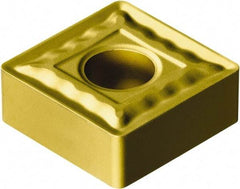 Sandvik Coromant - SNMG432 QM Grade S05F Carbide Turning Insert - TiCN/Al2O3/TiN Finish, 90° Square, 1/2" Inscr Circle, 3/16" Thick, 1/32" Corner Radius - Americas Industrial Supply