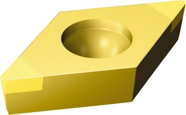 Sandvik Coromant - DCGW32.52 Grade 7525 CBN Turning Insert - 55° Diamond, 3/8" Inscr Circle, 5/32" Thick, 1/32" Corner Radius - Americas Industrial Supply