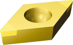 Sandvik Coromant - DCGW32.52 Grade 7525 CBN Turning Insert - 55° Diamond, 3/8" Inscr Circle, 5/32" Thick, 1/32" Corner Radius - Americas Industrial Supply