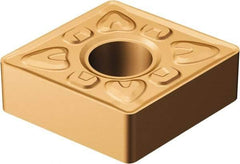Sandvik Coromant - CNMG544 XMR Grade GC15 Carbide Turning Insert - TiAlN/AlCr2O3 Finish, 80° Diamond, 5/8" Inscr Circle, 1/4" Thick, 1/16" Corner Radius - Americas Industrial Supply