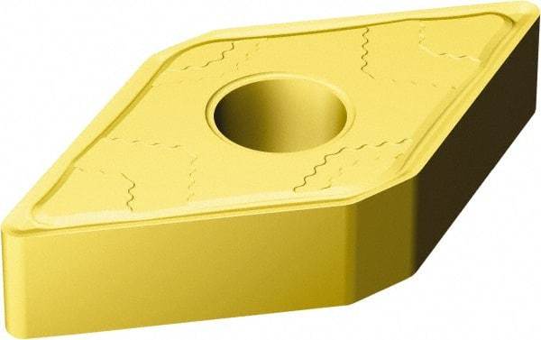 Sandvik Coromant - DNMG432 MMC Grade 2025 Carbide Turning Insert - TiCN/Al2O3/TiN Finish, 55° Diamond, 1/2" Inscr Circle, 3/16" Thick, 1/32" Corner Radius - Americas Industrial Supply