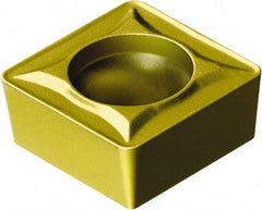 Sandvik Coromant - SCMT32.52 UR Grade 235 Carbide Turning Insert - TiCN/TiN Finish, 90° Square, 3/8" Inscr Circle, 5/32" Thick, 1/32" Corner Radius - Americas Industrial Supply