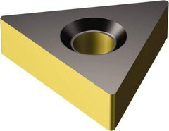 Sandvik Coromant - TNMA433 KR Grade 3225 Carbide Turning Insert - TiCN/AI2O3/TiN Finish, 60° Triangle, 1/2" Inscr Circle, 3/16" Thick, 3/64" Corner Radius - Americas Industrial Supply