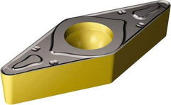 Sandvik Coromant - VBMT333 MR Grade 2220 Carbide Turning Insert - TiCN/AI2O3/TiN Finish, 35° Diamond, 3/8" Inscr Circle, 3/16" Thick, 3/64" Corner Radius - Americas Industrial Supply