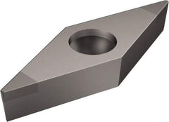 Sandvik Coromant - VBMW331 Grade CB20 Carbide Turning Insert - Uncoated, 35° Diamond, 3/8" Inscr Circle, 3/16" Thick, 1/64" Corner Radius - Americas Industrial Supply