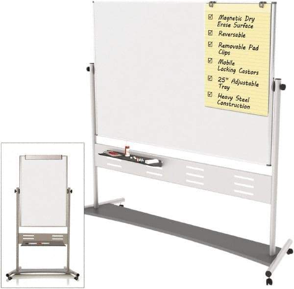 MasterVision - Magnetic Dry Erase Easel - 80" High - Americas Industrial Supply