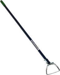 SEYMOUR-MIDWEST - 3" High x 6" Wide Square Steel Hoe - 60" Long Aluminum Straight Handle, No Step - Americas Industrial Supply