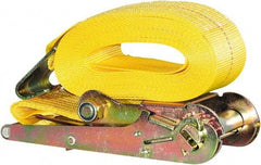 Buyers Products - 27' Long x 3" Wide, 15,000 Lb Basket Capacity, Nylon Web Sling - Yellow - Americas Industrial Supply