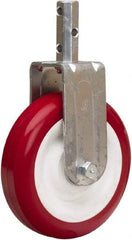 Hamilton - 5" Diam x 1-3/8" Wide x 6-1/16" OAH Stem Mount Rigid Caster - Polyurethane Mold on Polypropylene, 250 Lb Capacity, Sealed Precision Ball Bearing, 3/4 x 2-1/16" Octagon Stem - Americas Industrial Supply