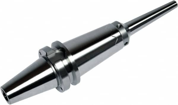 HAIMER - 5mm Hole Diam, SK40 Taper Shank Shrink Fit Tool Holder & Adapter - 160mm Projection, 8mm Nose Diam, 80mm Clamping Depth, 25,000 RPM, Through Coolant - Exact Industrial Supply