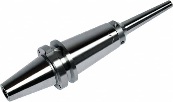 HAIMER - 8mm Hole Diam, BT40 Taper Shank Shrink Fit Tool Holder & Adapter - 160mm Projection, 11mm Nose Diam, 80mm Clamping Depth, 25,000 RPM, Through Coolant - Exact Industrial Supply