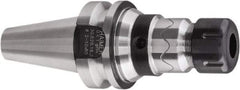 HAIMER - 1/8" to 3/8" Capacity, 3.15" Projection, BT30 Taper Shank, ER16 Collet Chuck - 0.0001" TIR, Through-Spindle - Exact Industrial Supply