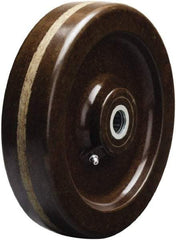 Hamilton - 8 Inch Diameter x 2 Inch Wide, Phenolic Caster Wheel - 1,400 Lb. Capacity, 2-3/16 Inch Hub Length, 1-3/16 Inch Axle Diameter, Plain Bore Bearing - Americas Industrial Supply