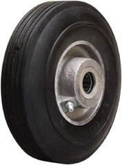Hamilton - 6 Inch Diameter x 2 Inch Wide, Rubber on Aluminum Caster Wheel - 300 Lb. Capacity, 2-1/4 Inch Hub Length, 3/4 Inch Axle Diameter, Straight Roller Bearing - Americas Industrial Supply