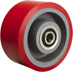 Hamilton - 6 Inch Diameter x 3 Inch Wide, Polyurethane on Cast Iron Caster Wheel - 2,600 Lb. Capacity, 3-1/4 Inch Hub Length, 3/4 Inch Axle Diameter, Tapered Roller Bearing - Americas Industrial Supply